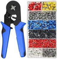 0.08-10mm Tubular Crimping Pliers Tools Set New 1200pcs Terminal Crimping Tools Mini Electrical