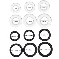 10,00 People Praise Men's Lock Precision Ring Ultra Small Size 1.1cm 1.3/1.5cm/2.0cm Large Size 2.5/