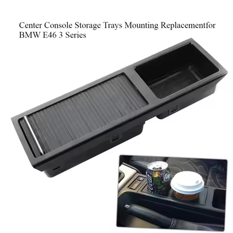Center Console Storage Trays Mounting Replacement for BMW E46 3 Series Center Console Storage