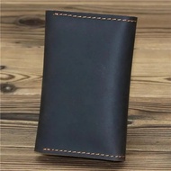 EDC Minimalist Genuine Cowhide Wallet - Shockproof & Practical