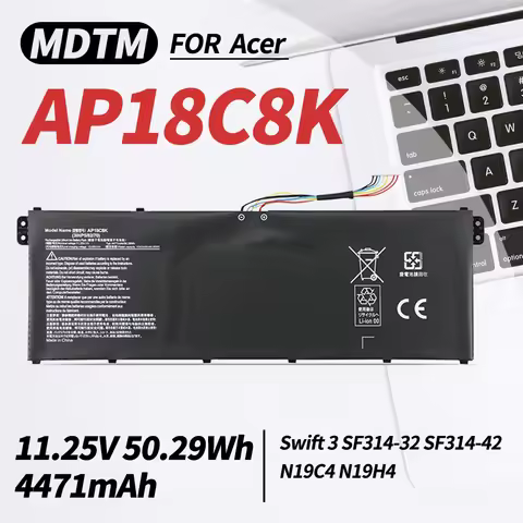 AP18C8K Laptop Battery for Acer Aspire 3 SF314-52 SF314-54N Aspire 5 A514 A515 A715 A317 A715 Swift 