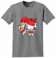 KAOS ATASAN OBLONG PRIA DEWASA DISTRO LENGAN PENDEK HUT RI 17 AGUSTUS KEKINIAN XS-XXL-616