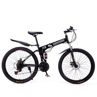 Manufacturer Jint Foldable Bicycle Adult Mountain Bike-Inch Variable Speed Double Shock Absorption off-Road Bicycle
