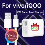 VIVO 55W Super Fast Charger2.0 USB to Type-C Data Cable for iQ00 3/iQ00 5iQ00 Z3iQ00 Neo5