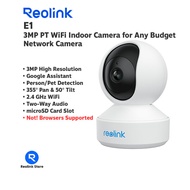 Reolink กล้องวงจรปิดไร้สาย E1 3MP PT WiFi Indoor Camera for Any Budget Person/Pet Detection