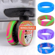 [Wholesale Price]Travel Luggage Caster Reduce Noise Silicone Pad / High Quality Anti Wear Suitcase Wheel Protector / Multi-Style Trolley Box Caster Cover / Chair Foot Roller Sleeve