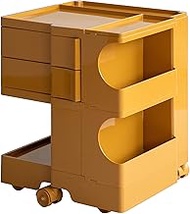 Miyatake Seisakusho WG-H003 YE Multi-Wagon, Pluna, 4 Sided Storage Wagon, with Casters, Push Type, S