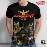 COD / BAYAR DITEMPAT KAOS PRINTING KAMEN RIDER KUUGA RISING ULTIMATE FORM X