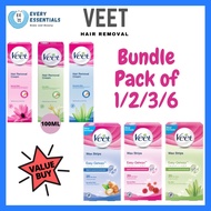 11/2023 Expired - VEET HAIR REMOVAL CREAM 100ML/VEET WAX STRIP