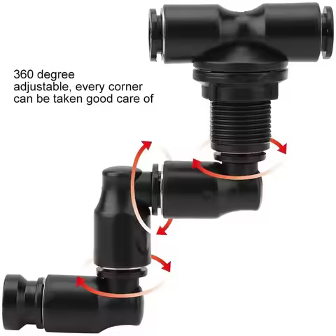 MIUS Adjustable Universal Spray Misting Nozzle Garden Greenhouse Irrigation Sprinkler Aquarium Repti