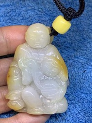 清代黃翡和合二仙