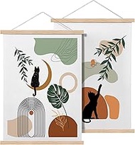 LB 2 Pack Magnetic Poster Hanger Frame, 16x24 16x22 16x20 Poster Frame 16 Inch Magnetic Poster Frame