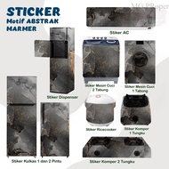MESIN MATA Sticker Fridge Stove Washing Machine 1 2 Door Eye Tube Rice Cooker Dispenser Ac Marble Decoration