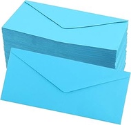 TAICHEUT 400 Pack 9 x 4 In Blue V Flap Envelopes, Mailing Letters Business Envelopes for Letters, Po