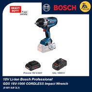 BOSCH 18V GDS 18V-1000 Cordless Impact Wrench Professional ( 0 601 9J8 3L1 )