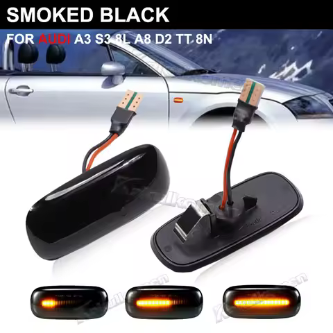 8N0 949 127A LED Dynamic Side Marker Light Turn Signal Light Indicator Lamp For Audi A2 A3 A4 B5 A6 
