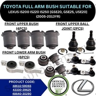 LOWER ARM, UPPER ARM, BALL JOINT, REAR ARM BUSH, STABILIZER LINK (SET) FOR LEXUS IS200 IS220 IS250 [