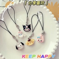 funny gifts ez link charm Girl's Heart Sanrio Mobile Phone Hanger Jade Gui Dog Kuromipa Cha Dog Bag Hanging Rope Cute USB Small Pendant