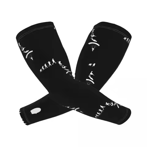 Paragliding Evolution (7) Outdoor Arm Sleeves Sun UV Protection Cover Summer Ice Silk Cycling Tattoo