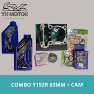 combo set KZR BLOCK Y15zr y15 Ysuku 60mm 63MM + camshaft NLK N2