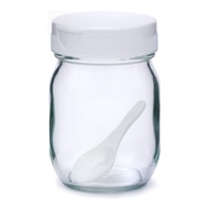 ((Sketch Japanese Goods) Made In Japan Cellarmate Glass Double Opening Seasoning Jar 320ml With Meas