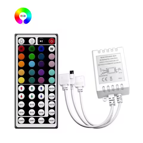 12V 4pin RGB Led Controller Color Changing RGB Controller With 44Key Remote Control LED Lights Contr