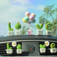 Set of 4 LOVE cactus plants to install car air vents and car air vents - Soc shop