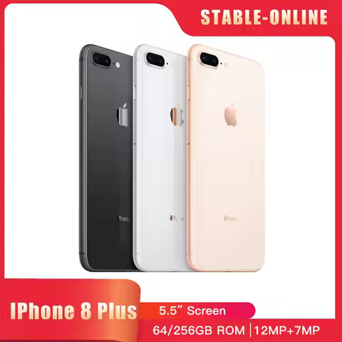 Apple iPhone 8 Plus LTE CellPhone 64GB/256GB ROM A11 Bionic Hexa-Core 5.5" IPS LCD Unlocked Original