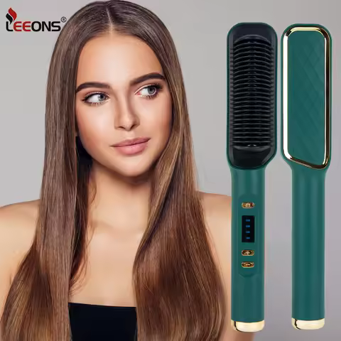 Hair Straightener Brush Electric Hot Comb Hair Straightener Hair Brushes Comb Hot Heating Comb Multi