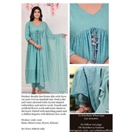Sea Green Alia with Nyra Cut Kurti set.