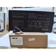 ASUS ADAPTOR 20V - 10A DC 6.0*3.7 200 Watt + Power Cable