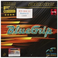 Donic Bluegrip C1 C2 Table Tennis Rubber Grip Hardened Anti Spin Vinyl Coated Paddles for Profession