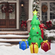 [yuksok] Christmas Tree Inflatable Decoration with LED Light Garden Yard Prop 7FT Ornament for Outdo