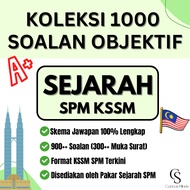 2025❤️‍🔥SPM A+ [PDF/E-book] SPM Sejarah Koleksi 1000 Soalan Objektif (Kertas 1)💯 KSSM | Terkini | Ja