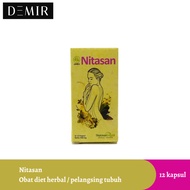 Nitasan Herbal Diet Pill 12 Capsules Body Slimming/