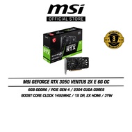 MSI GeForce RTX 3050 Ventus 2X E 6G OC Graphics Card (6GB GDDR6 | Boost Clock1492Mhz | 2304 CUDA Cor