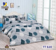 TOTO (TT620) ลายกราฟฟิคGraphic ชุดผ้าปูที่นอน ชุดเครื่องนอน ผ้าห่มนวม  ยี่ห้อโตโตแท้100%