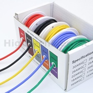 Flexible Silicone Wire and Cable 5 Colors in a Box Mixed Wire Tinned DIY High Quality Pure Copper Li
