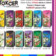 Jci Butterfly TULIP 1-door And 2-door Refrigerator Stickers