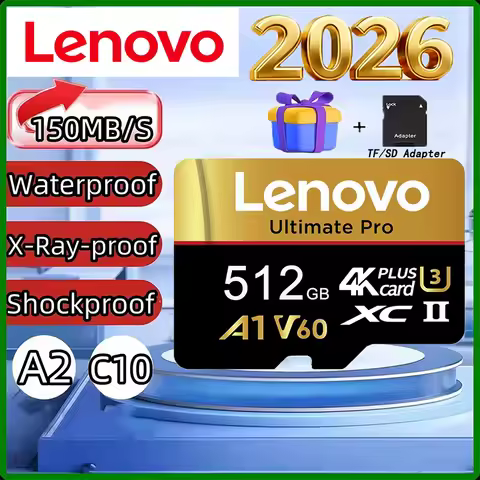Lenovo Advanced Micro TF SD 512GB Memory Card TF Cards SD Cards 256GB Transfer 64GB V60 for Mac / Da