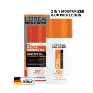 L'Oreal Men Expert โลชั่นบำรุงผิว พร้อมกันแดด UVA-UVB ปกป้องขั้นสูง SPF50+ 50 มล. สูตรวิตามินซี สำหร