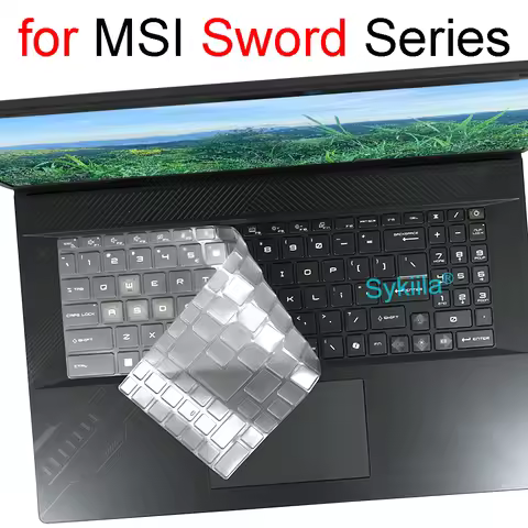 Keyboard Cover for MSI Sword 15 16 HX 17 15.6 17.3 B13V B14V A12V A12V A13U A13V Silicone Protector 