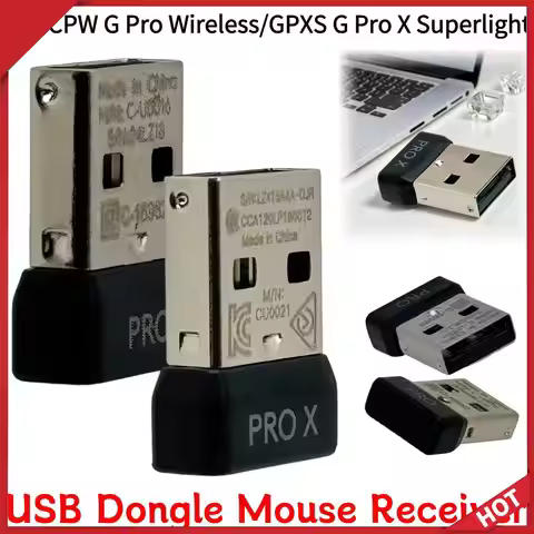 2.4G Mouse Receiver Adapter Replacement Wireless Dongle Adapter for Logitech G Pro Wireless/GPro X S