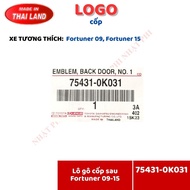 Car Logo - Fortuner 09-15 rear trunk Logo - DY-75431-0K031