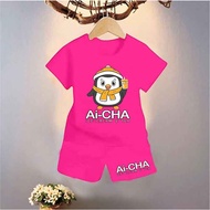 AI CHA MOTIF CHILDREN'S SUIT
