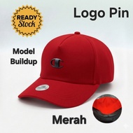 Baseball Cap Built up Logo C iron pin