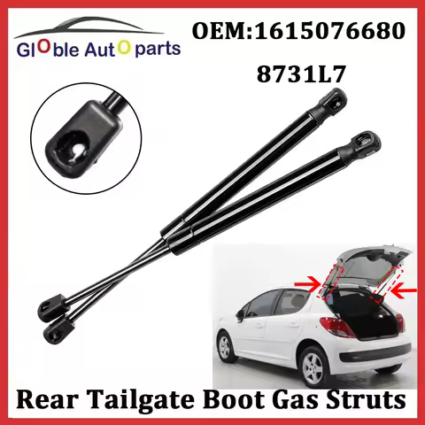 8731L7 9659789480 Tailgate Boot Gas Lifter Struts For Peugeot 207 or 207 Van 1.4 1.6 (WA_WC_) 2006-2