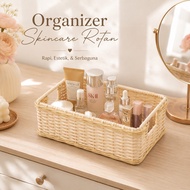 Minimalist Rattan Basket for Table and Cupboard Organizer