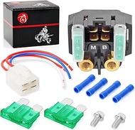 MOTO1988 Starter Solenoid Relay M-B & Plug for Yamaha YFZ450 YFZ-R1 YFZ-R6 FZS1000 FZ8 XV1700 FJR130