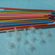 Balloon Stick Balloon Stick + Balloon Stem Cup Per 1Pcs